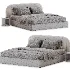 Modern Double Bed 07 - Thumbnail 4