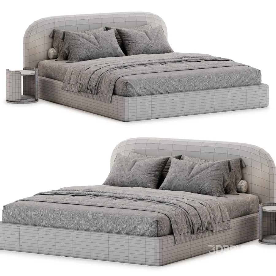 Modern Double Bed 07 Image 4