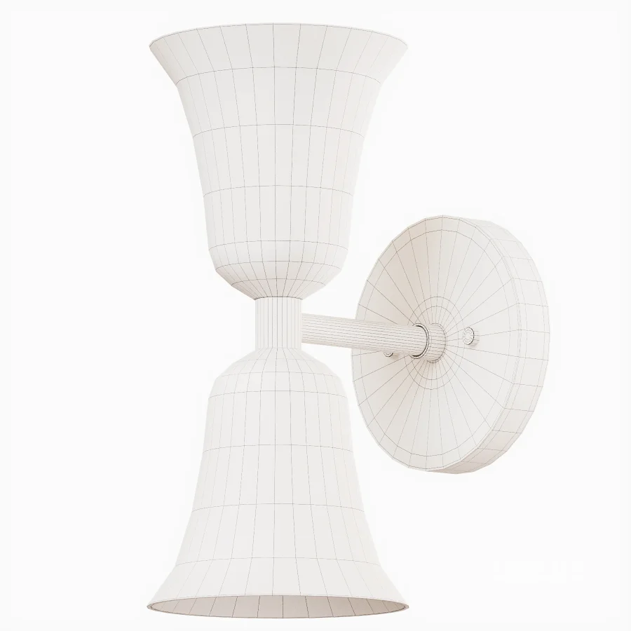 Brass Hourglass Sconce Image 2