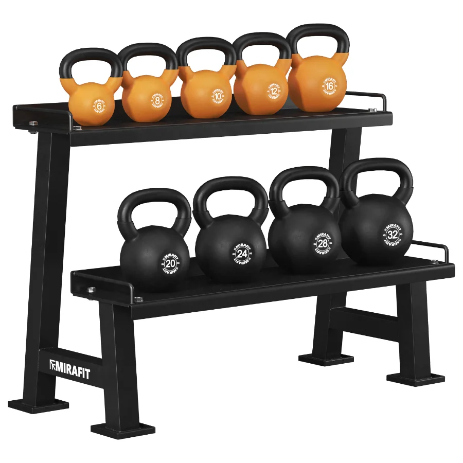 Mirafit_Kettlebell_Set_&_Weight_Rack Image 1