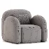 Flair Nina Boucle Teddy Accent Chair - Thumbnail 5