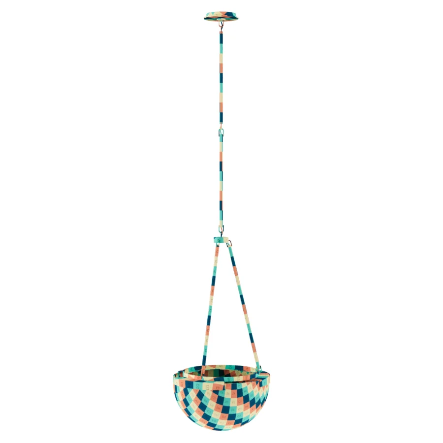 Melange Small Elongated Alabaster Pendant by Visual Comfort Image 1