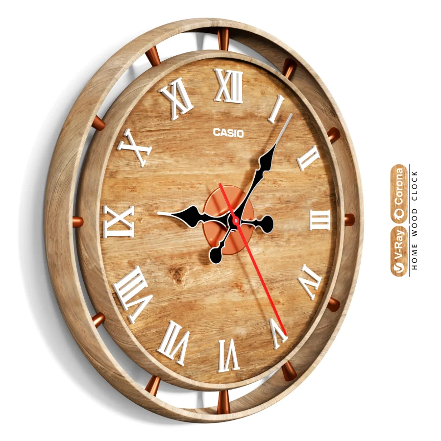 HOME WOOD CLOCK Image 3
