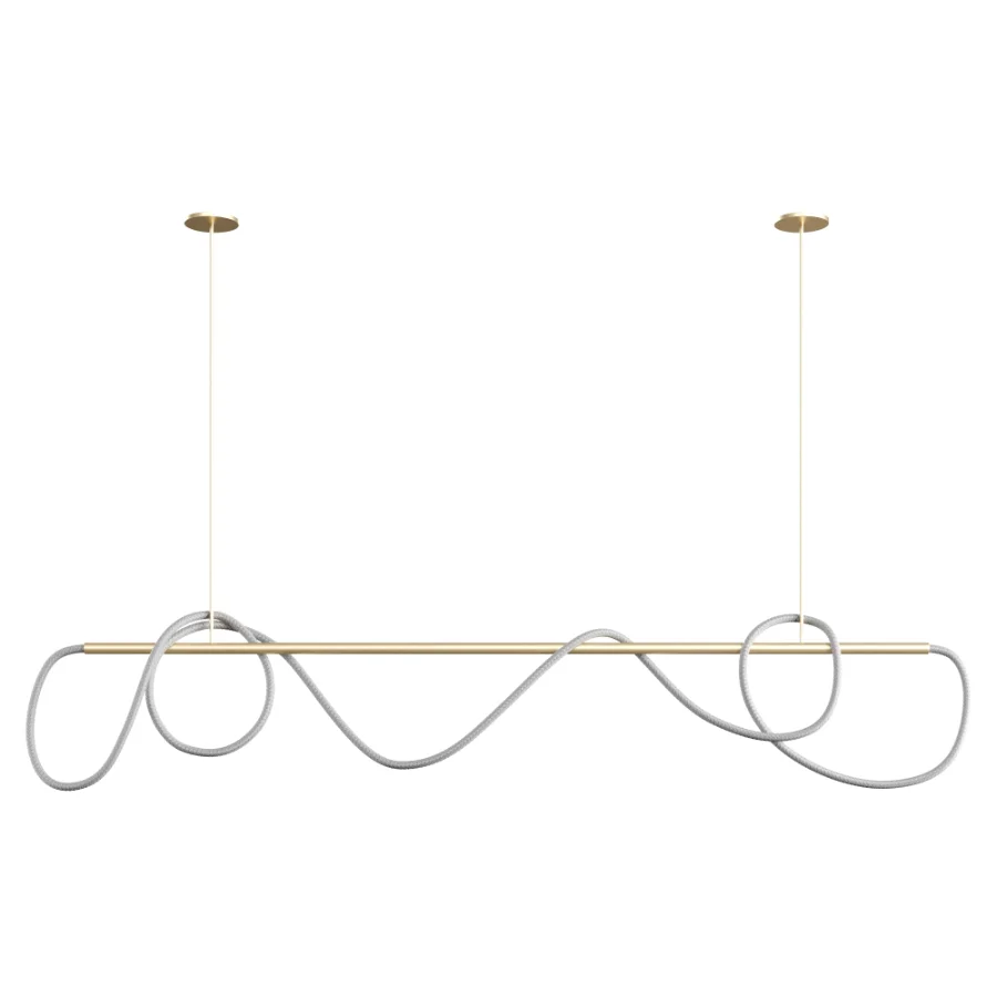 Festif Linear Pendant Lamp by Dbianco vol 4 Image 2
