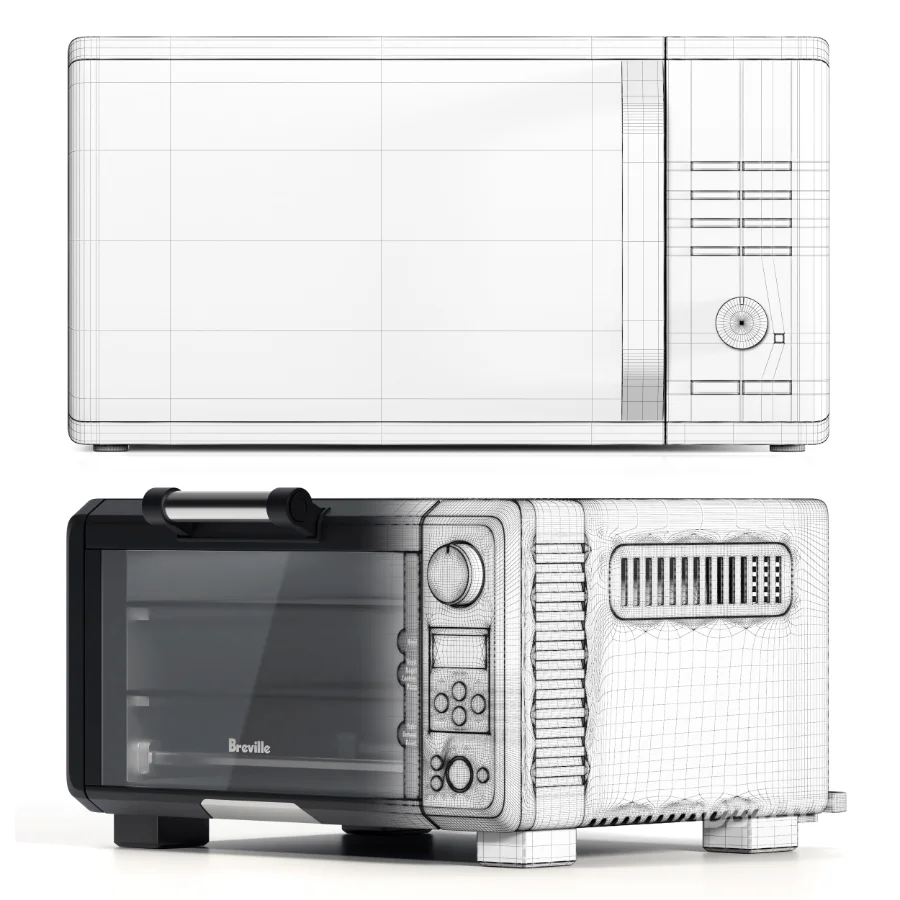 Microwave and Toaster Set Image 5