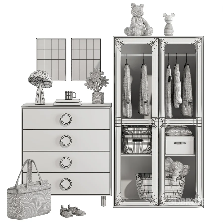 Child Wardrobe 01-Vente-unique Image 5