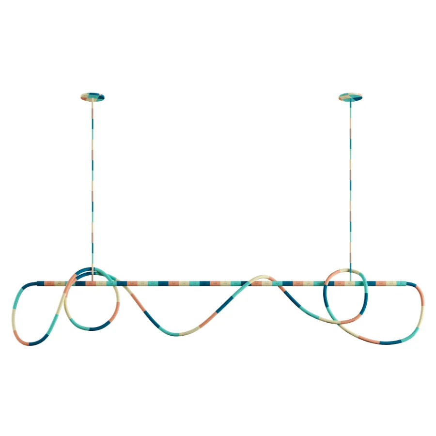 Festif Linear Pendant Lamp by Dbianco vol 4 Image 8
