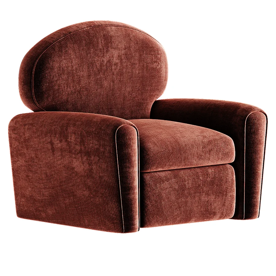 Roma Soft armchair By Saloni Image 2