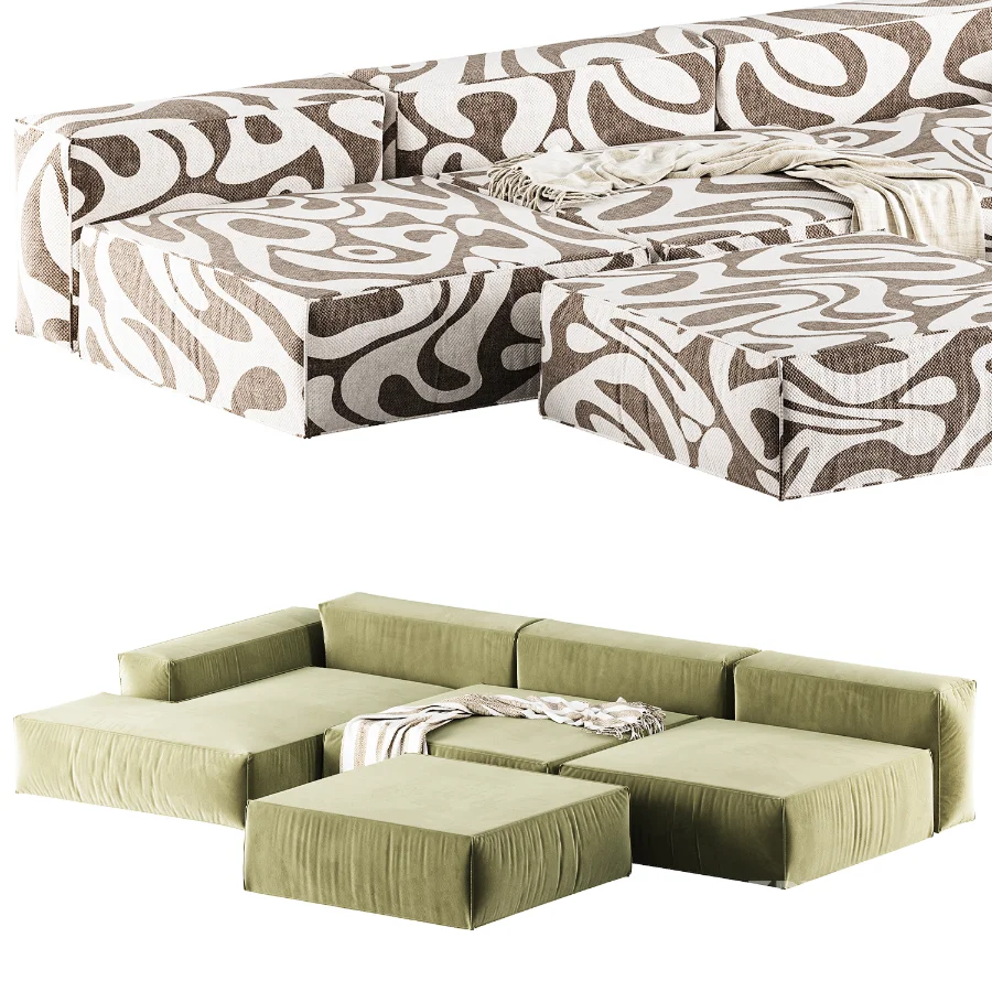 Tofu Sectional Corner Sofa Image 4