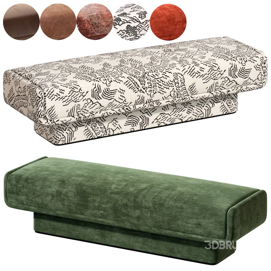 Lilas Bench Pouf Image 1