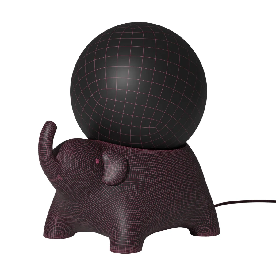 Kids Elephant Table Lamp Image 3