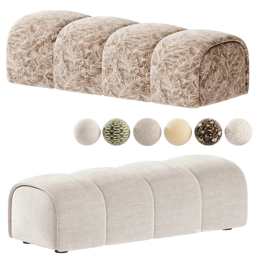 Ruffle Pouf Image 4