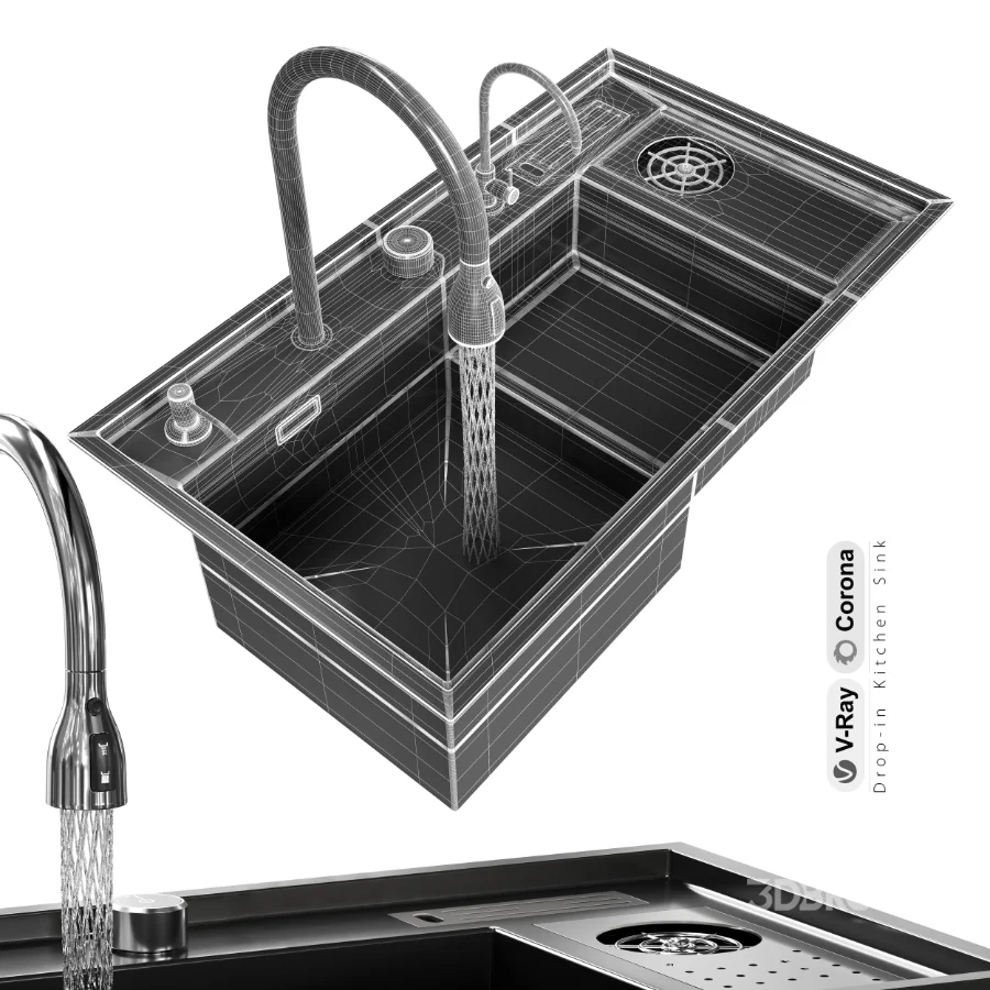 Drop-in Kitchen Sink 2 Image 7