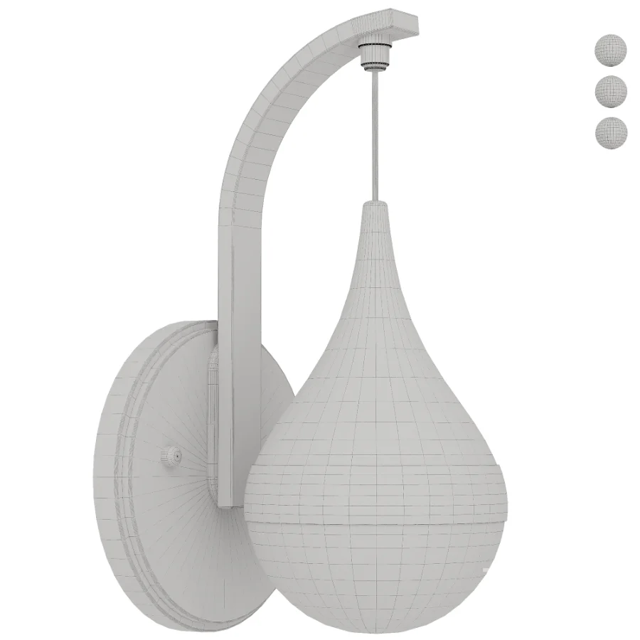 Waterdrop Corridor Sconce Light Image 12