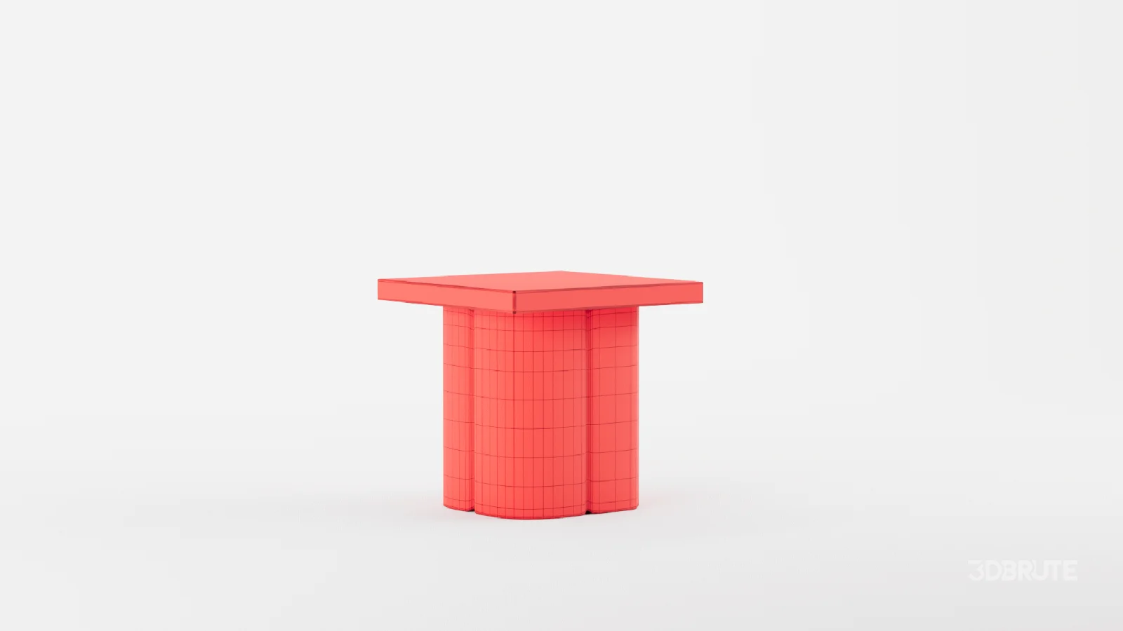 Kayla Black Concrete Side Table Image 9