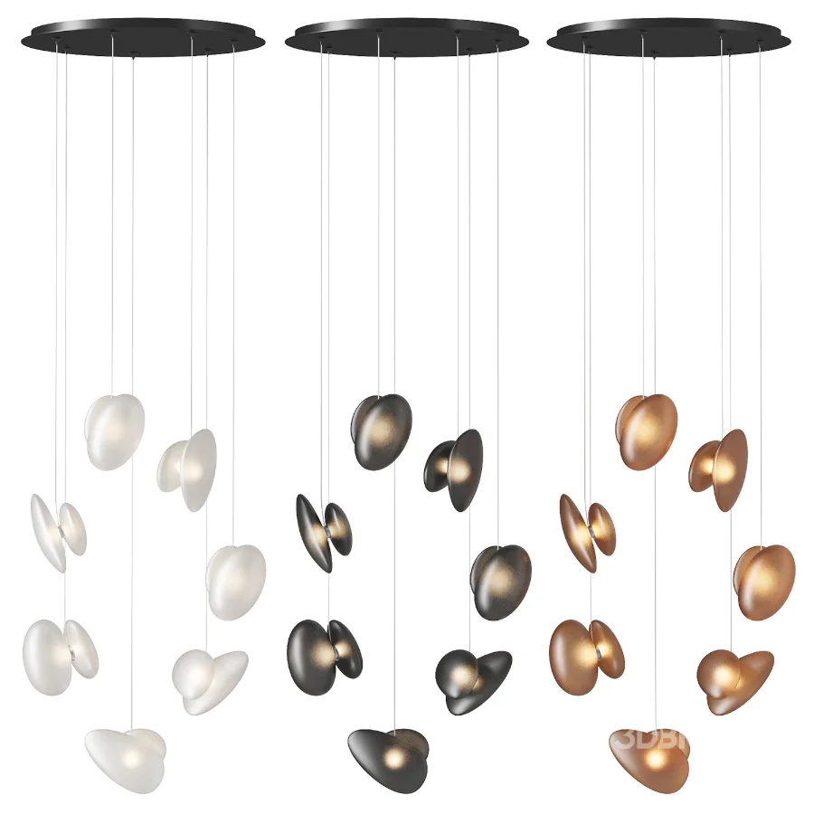 Pebble Linear 05 Chandelier Image 3