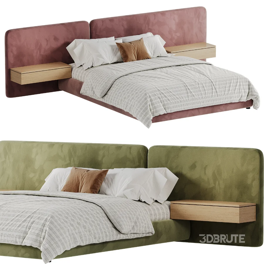 Modern Double Bed 05 Image 3