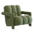 Modern Arm Chair with Square Arm - Thumbnail 1