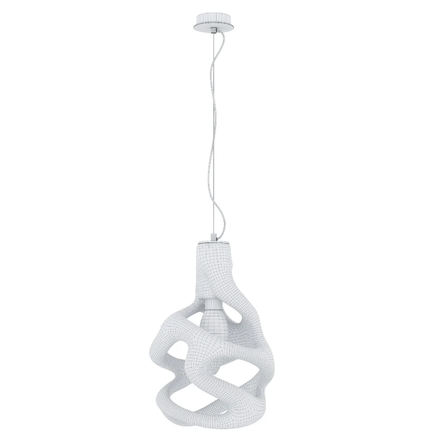 Organic Sculptural Spiralium Pendant Lamp Image 2