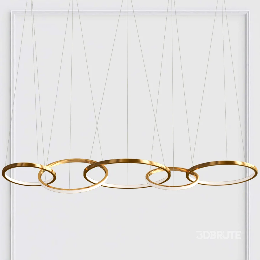 Rings LED Pendant Image 3