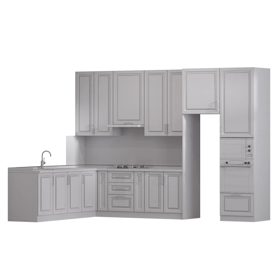 Neoclassical style kitchen set 001 Image 6
