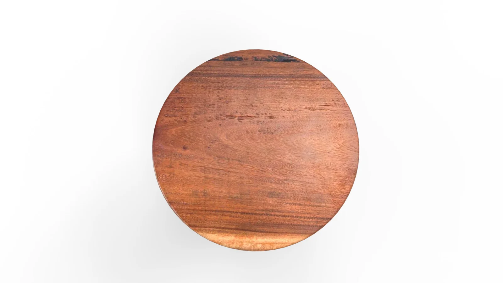 Solid Wood Pedestal End Table Image 3