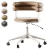 Ponty light gray office chair - Thumbnail 4