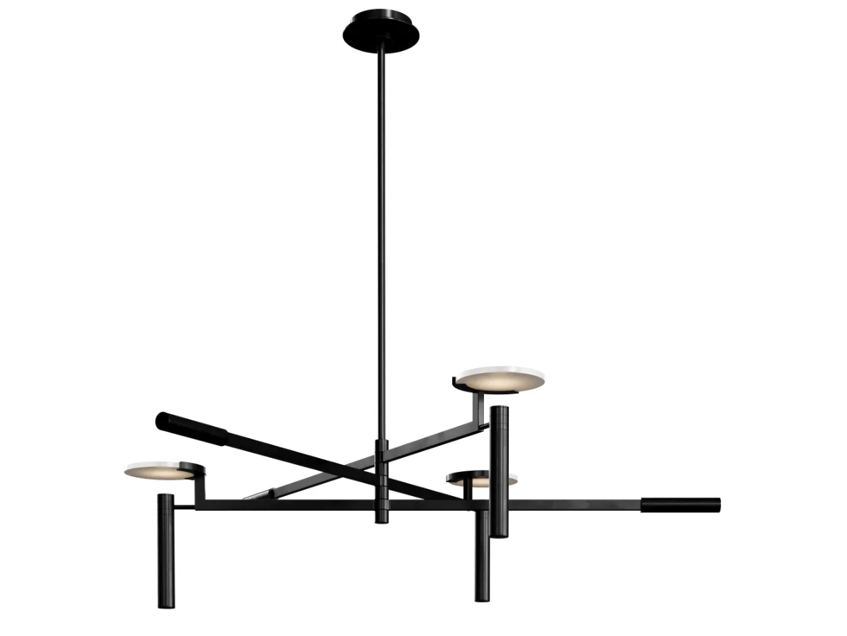 Melange Large Floating Disc Chandelier by Visual Comfort Image 8
