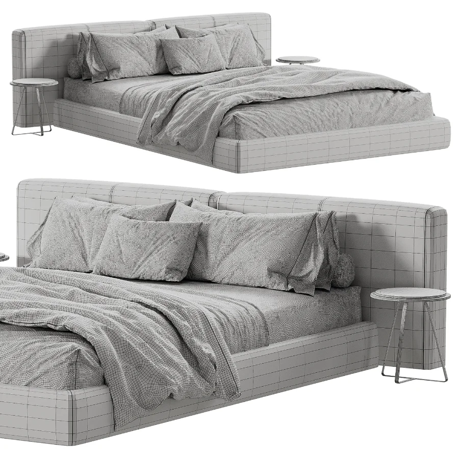 Lazy Bed with Horizontal Modern Image 4