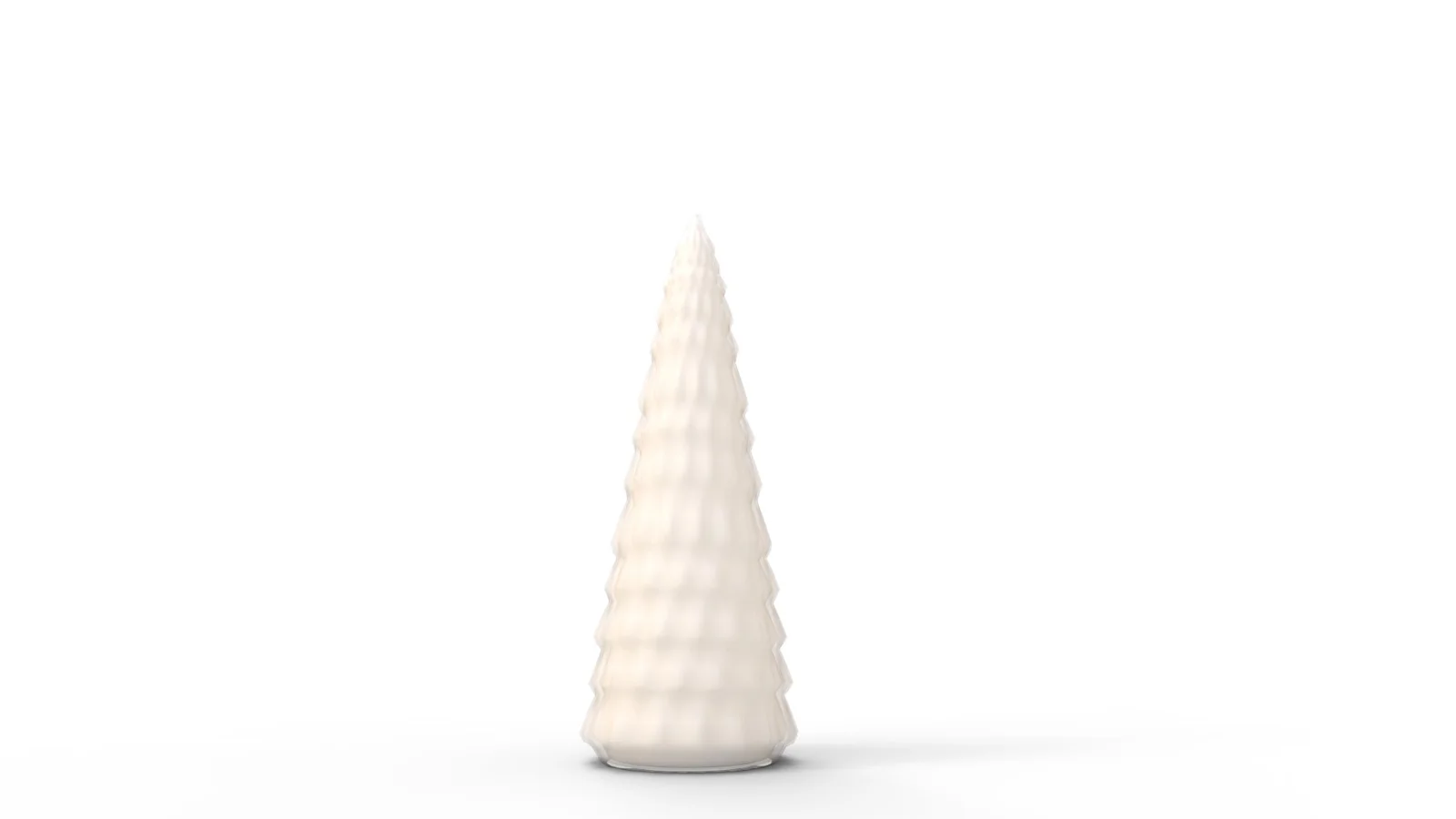Pre Lit Caviar Beaded Glass Trees White Image 1