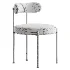 Modern Style Upholstered Side Chair Open Back Dining Chair - Thumbnail 7