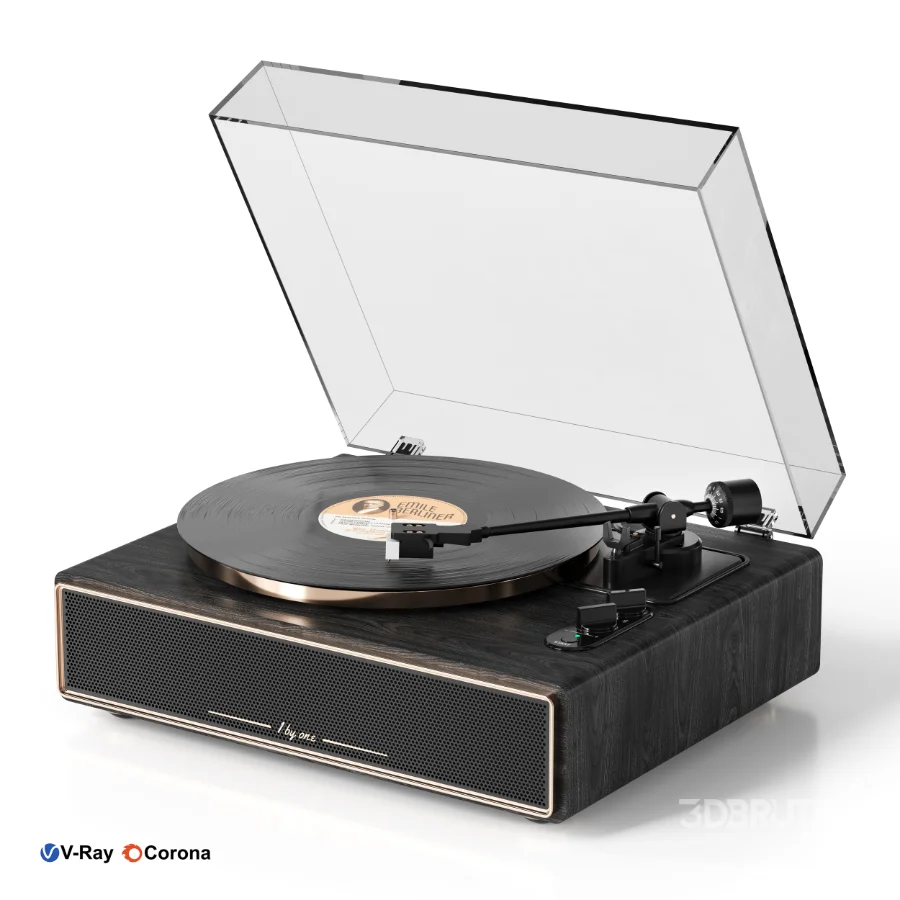 1 by one Gramophone BS020-B Image 1