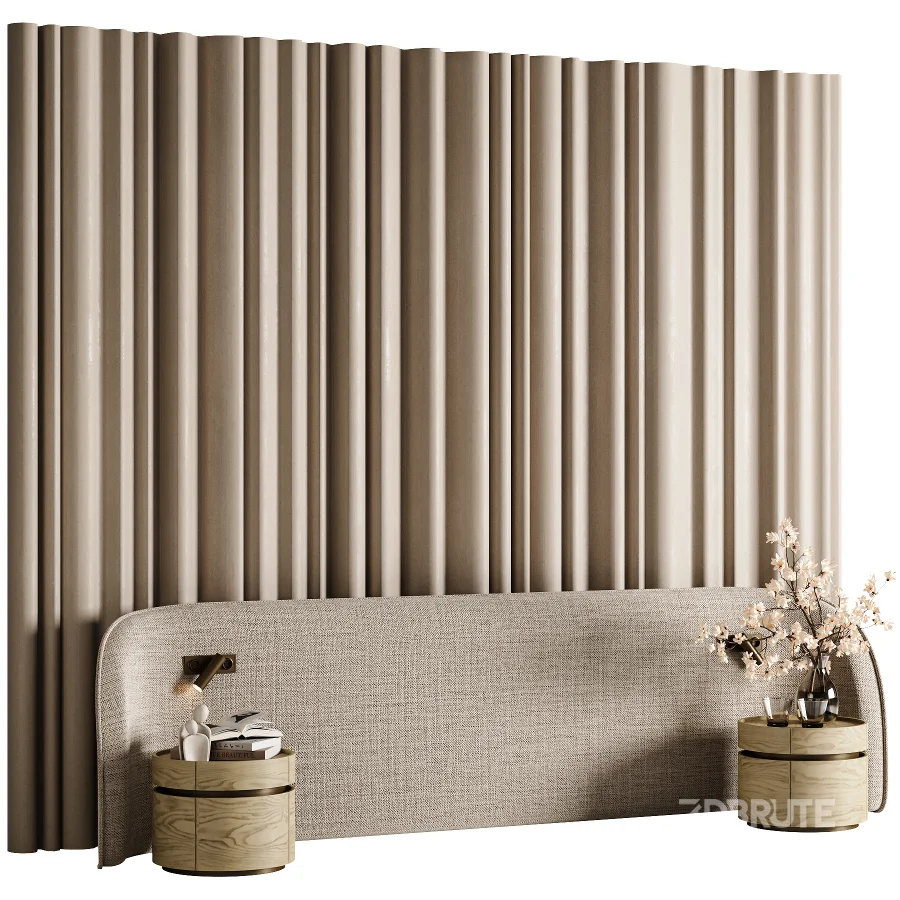 Organic Headboard Set07 Image 2