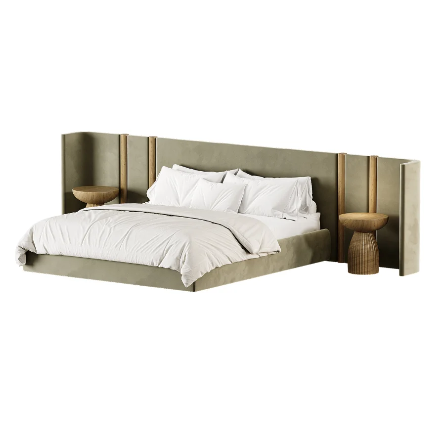 Japandi Double Bed 02 Image 2