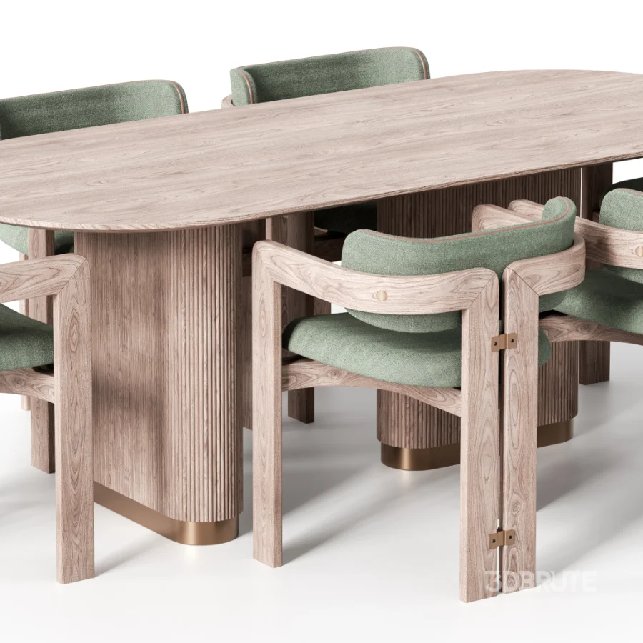 DINING CHAIR AND TABLE Image 5