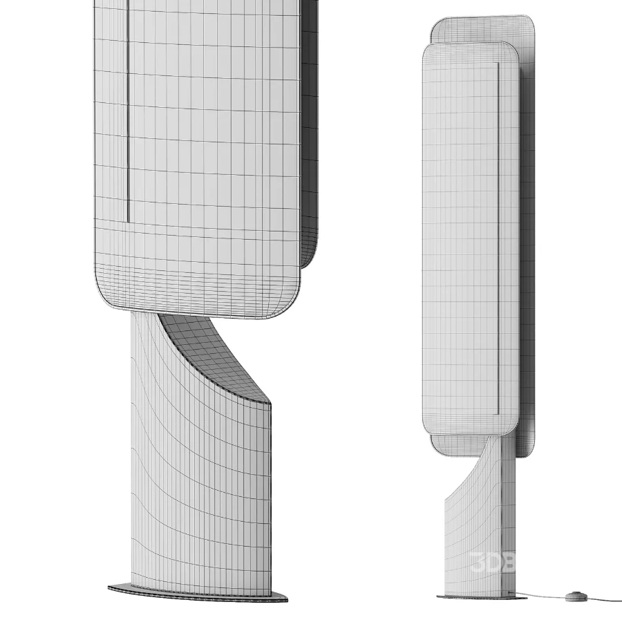 Barrier Linen Floor Lamp Image 2