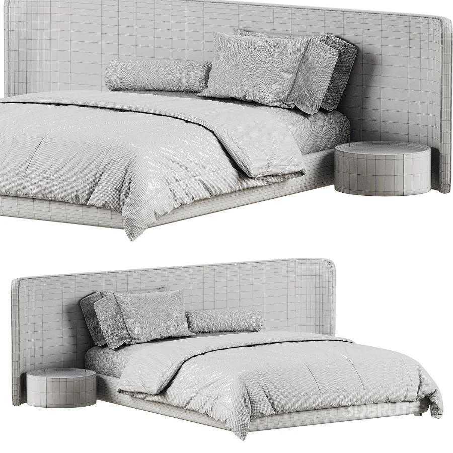 Japandi Double Bed Image 5