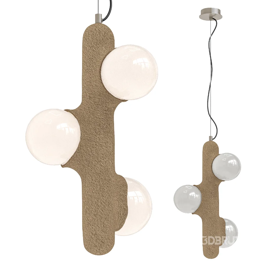 Prickly Pear Pendant Light – Natural Sand Image 3