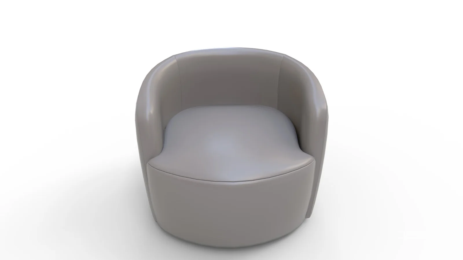 Tub Swivel Chair Sand Velvet Image 4