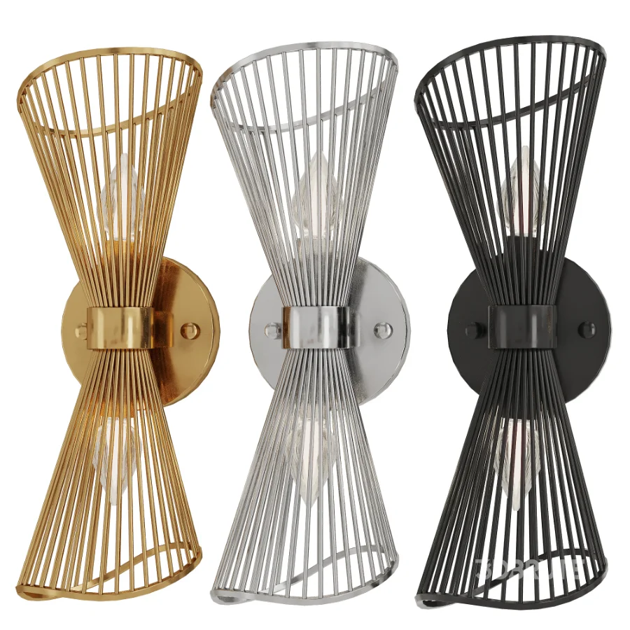 Ribbon Swirl Sconce Image 6