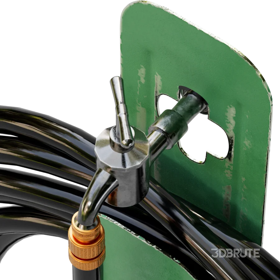 Wall-Mounted Coiled Hose Image 4