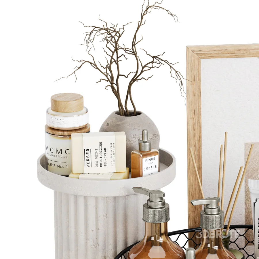 Decorative Bathroom Set 10 Image 1