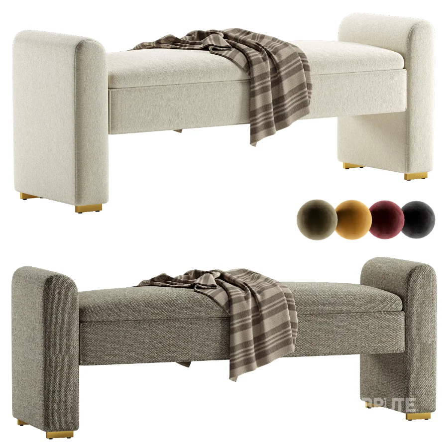Caliste Ivory Bench Image 1