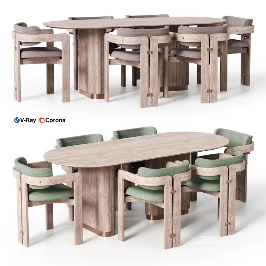 DINING CHAIR AND TABLE Image 1