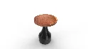 Solid Wood Pedestal End Table - Thumbnail 7