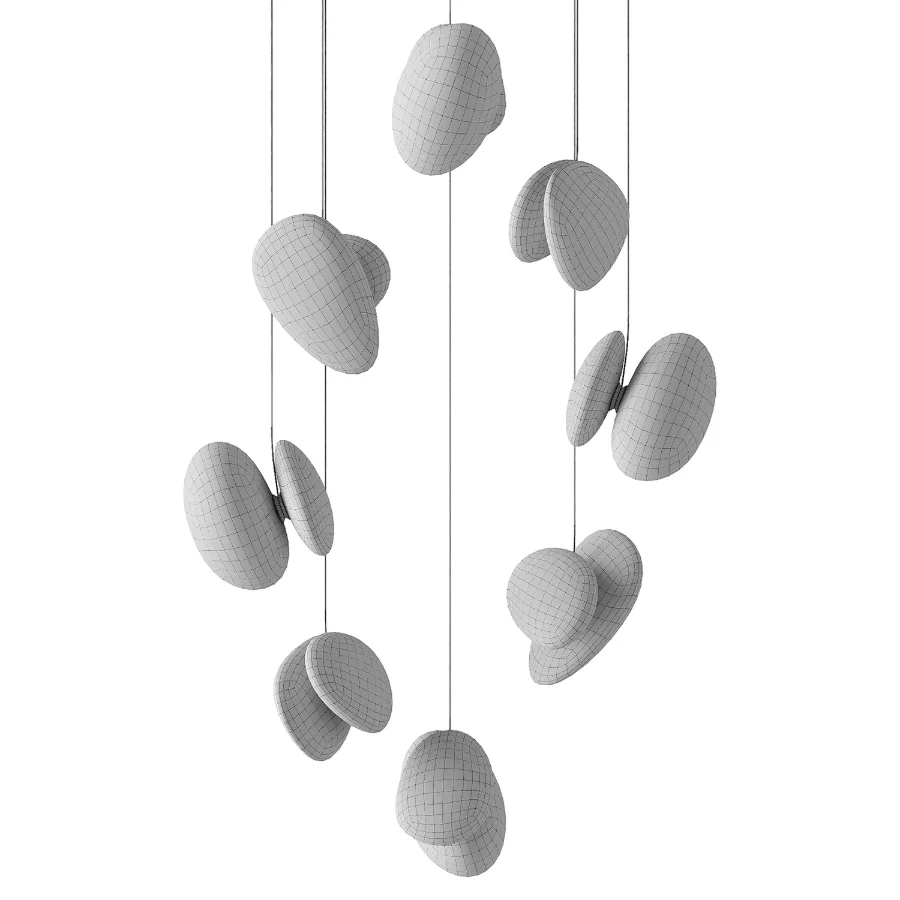 Pebble Linear 06 Chandelier Image 1
