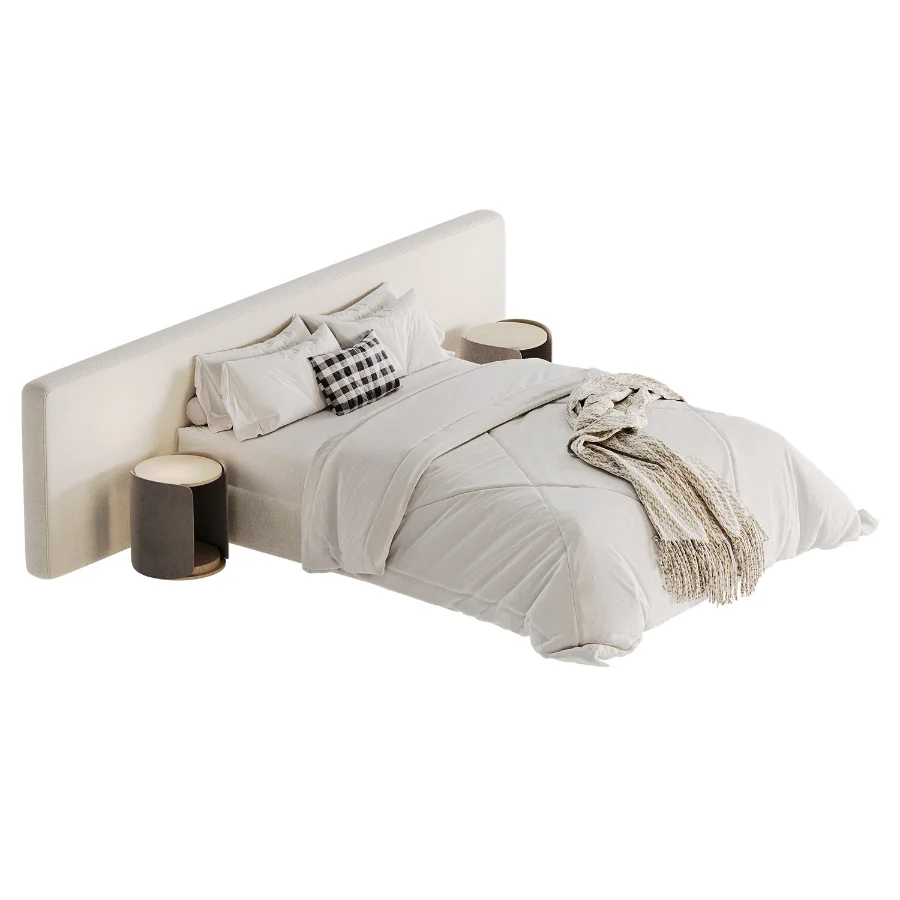 Modern Double Bed 03 Image 1