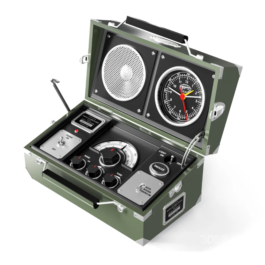 AM-FM Radio Alarm Clock Image 3