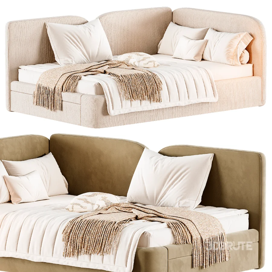 Oliver Corner Kids Bed by Lavsit Image 1