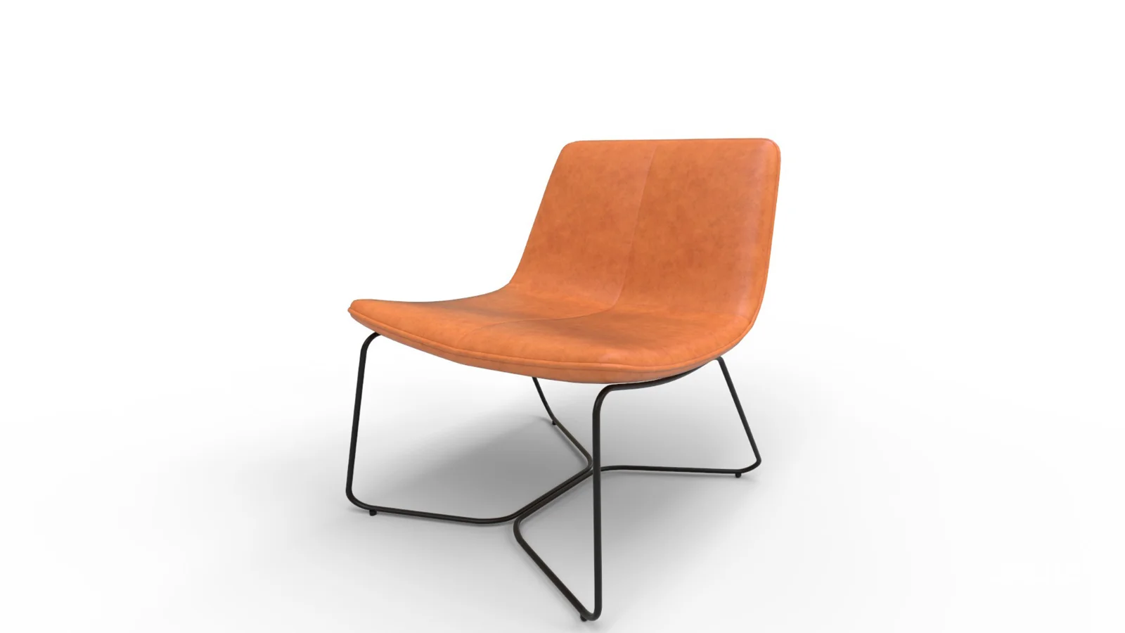 Tan Slope Lounge Chair Image 5